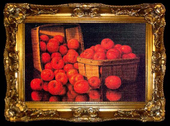 framed  Prentice, Levi Wells Baskets of Red Plums, ta009-2